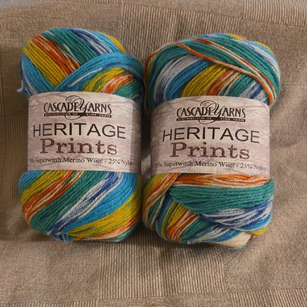 Cascade Yarns Heritage Prints Multicolor Yarn